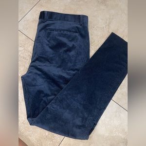 Men’s Navy Corduroy super skinny pants